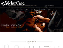 Tablet Screenshot of mac-case.com